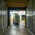 yellow and black forklift during daytime